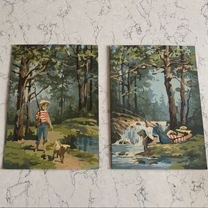 Paint by Numbers Vintage Huckleberry Finn Prints